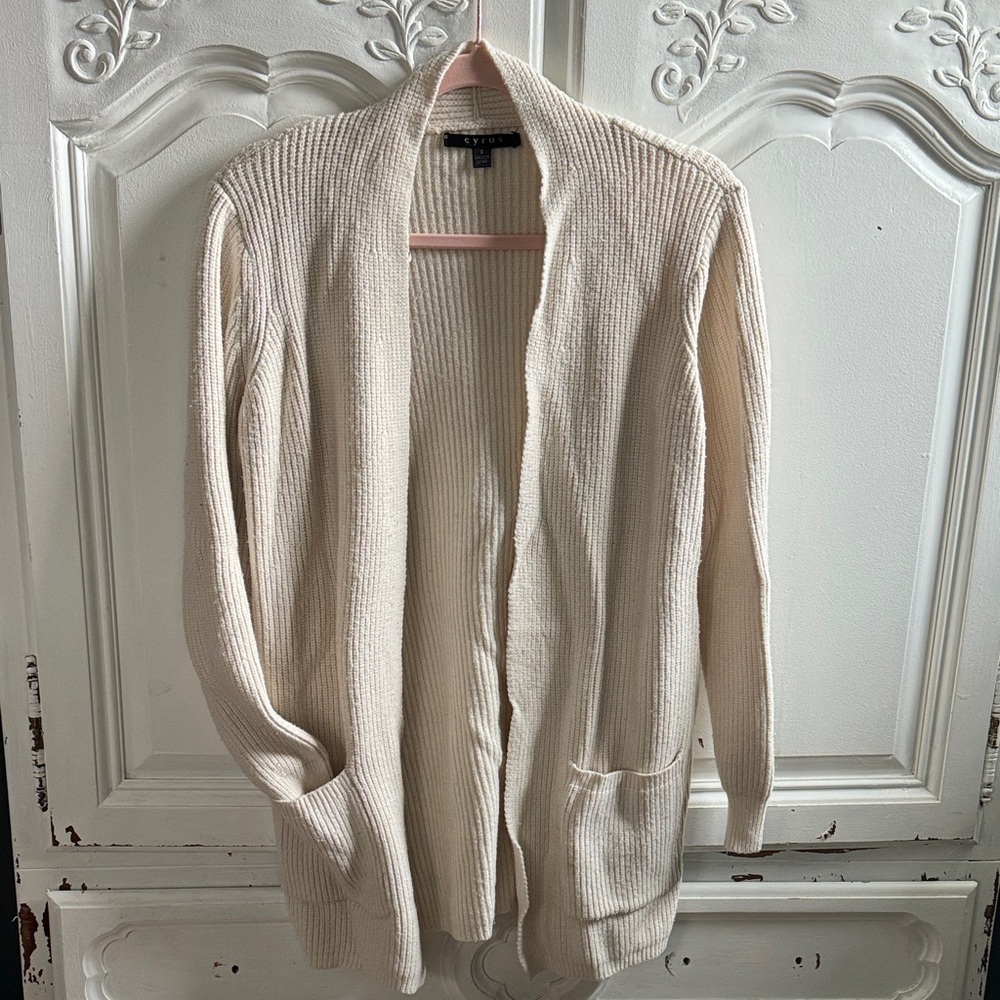 Cozy cream cardigan